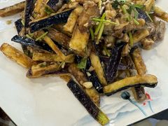 茄子拌蛏子-华圆美食