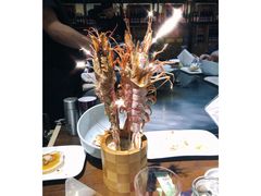 铁板阿根廷大红虾-铁板诱惑法式铁板烧(大卫城店)