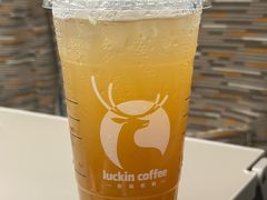 轻咖柠檬茶-瑞幸咖啡(深圳北高铁站内部店-B12检票口二楼)
