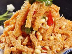 小葱拌豆腐-柳沟豆腐宴义豆堂24号农家院