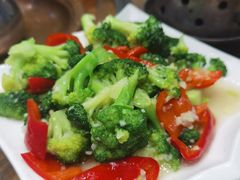 蒜蓉西兰花-清真中来顺·铜锅涮肉·特色烧烤(东斜街店)