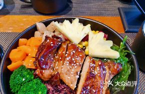 Honey Pineapple Teriyaki Rice Bake