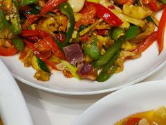 火腿炒农家豆腐皮-辣公子·千岛湖私房菜(滨江店)