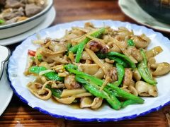 酸笋炒大肠-始兴县农家小院餐馆