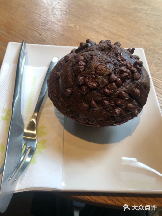 星巴克(怡景中心城店)大蘑菇头巧克力麦芬图片