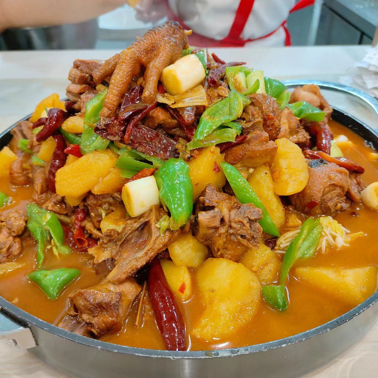 鲜炒大盘鸡!