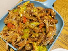 拌嘎巴虾-潮庭·大连海鲜·炭火烧烤·扇贝王(大连店)