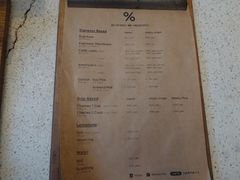 菜单-% Arabica(京都东山店)