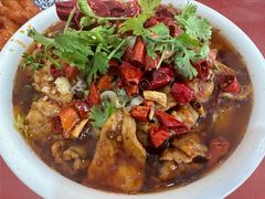 水煮牛肉-北大地皖峰饭馆