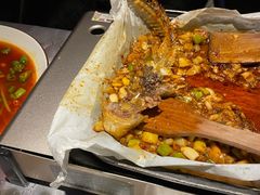蒜香纸包江团烤鱼-红辣椒·川菜·火锅(张杨路店)
