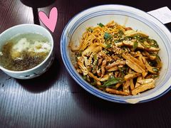 青椒干子肉丝-一味老卤面(大石桥店)
