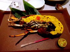 罗勒焗黑虎虾-花潮料理艺食馆(世欧广场店)