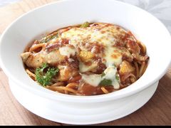 鲜茄焗鸡扒意粉-锦园春香港茶餐厅(西海湾旗舰店)