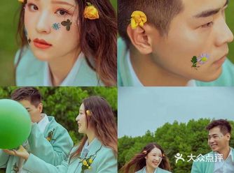 清新治愈的森系婚纱照 甜美又细腻