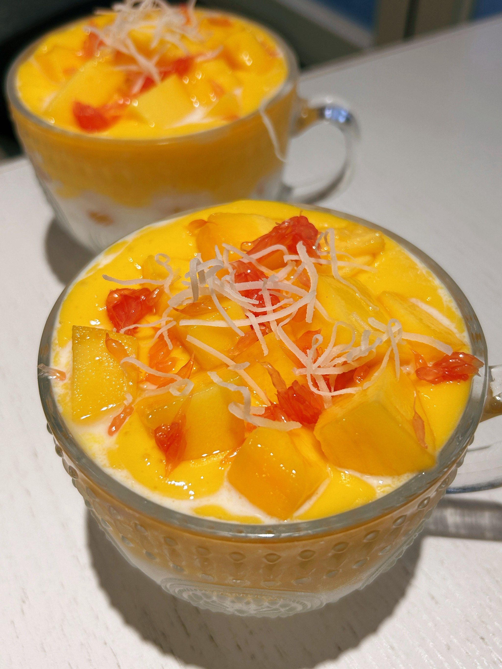 清新的杨枝甘露