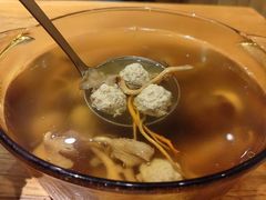 菌菇肉圆汤-壹零捌道·北京烤鸭(车公庄店)
