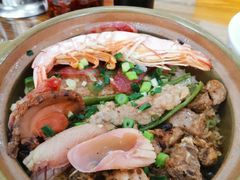 海鲜腊味煲仔饭-崖口煲仔饭