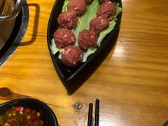 手工牛肉丸-牛品福潮汕牛肉火锅(旺庄店)