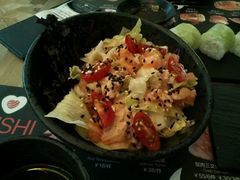 胡麻汁三文鱼刺身鲜蔬沙律-Sushi Love 创意寿司(丽影广场店)