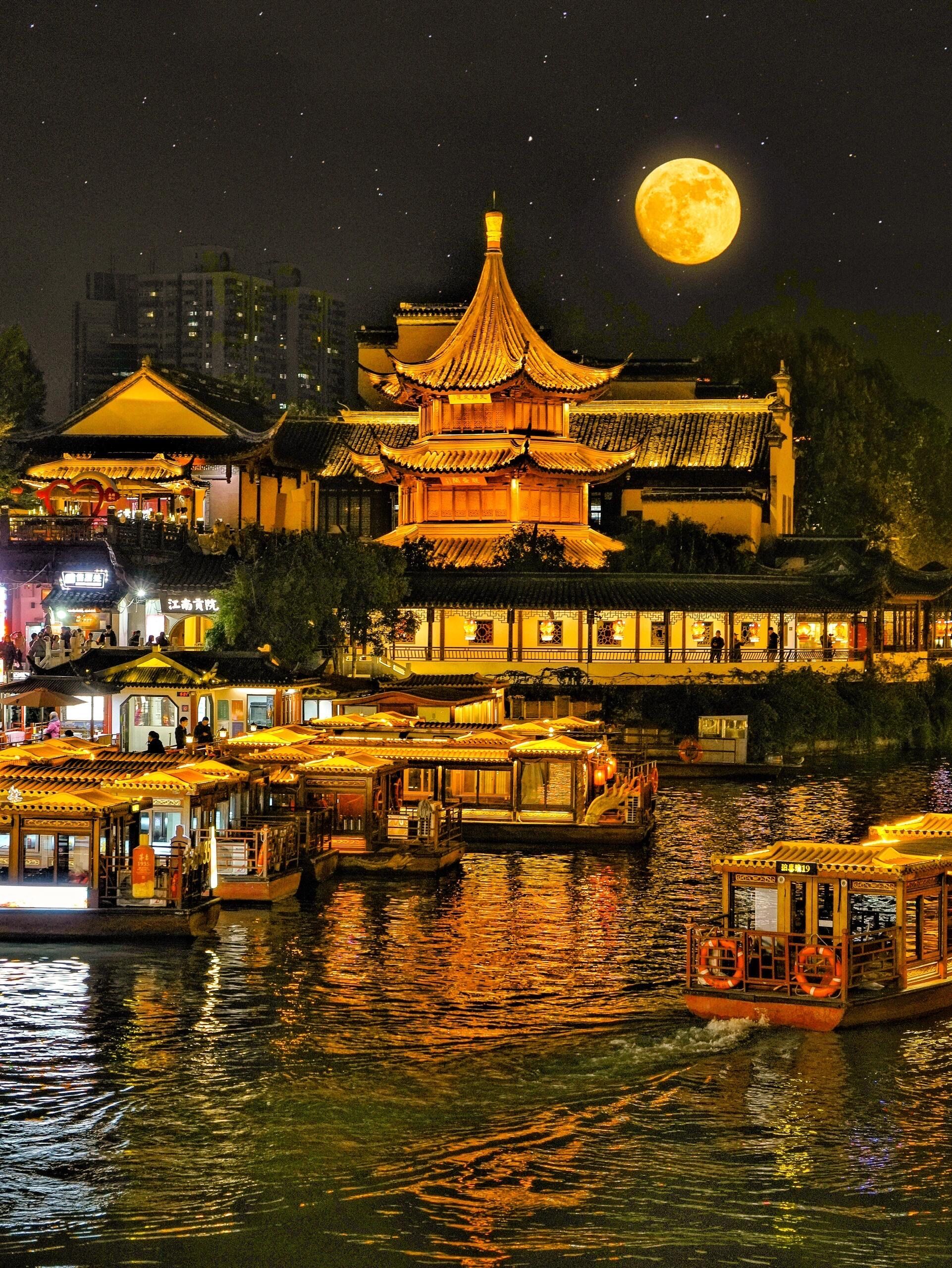 99%南京人都不知道夜游秦淮河路线