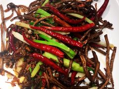 香炒茶树菇-绿茶餐厅(西单老佛爷店)