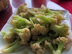 菜花炒八珍-台山美食一绝阿四台山黄鳝饭(阿四创作店)