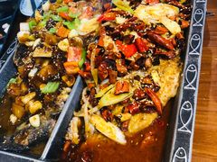 双拼烤鱼-锦尚阁烤鱼(望京新荟城店)