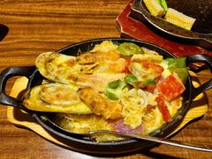 西班牙海鲜芝士焗饭-路易十三西餐厅(西关新天地店)