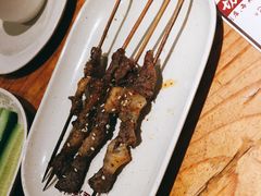 烤羔羊肉串-木屋烧烤(岗顶二店)