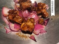 蒜香蜜汁排骨-绿茶餐厅(昌平悦荟店)