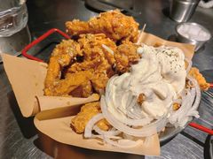 黄油蒜炸鸡块-富乐满韩国正宗炸鸡韩国料理(虹泉路店)