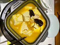 松茸汁烩豆腐-荷风细雨·中国茶宴(碧云店)