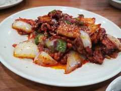 辣炒五花肉-贤花饭店(城阳店)