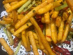 干煸藕丝-刘胖子家常菜·蹄花焖藕(兴业店)