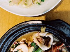 秋葵浸螺片-宋小谨·泉州菜(西沙湾店)
