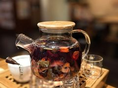 养生花果茶-月亮眼花园餐厅书吧酒吧