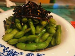 凉拌毛豆-美膳居川菜馆油焖大虾烧烤(卓刀泉店)
