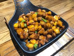 -东来菜馆•手抓海鲜家常菜•海鲜锅贴(鸽子窝店)