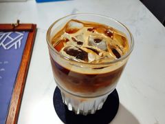 香草拿铁-Oasis coffee燕谷咖啡(公信店)