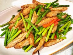 蒜苗炒藕夹-富临轩私房菜(集庆门大街店)