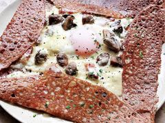 鸡蛋蘑菇熏肉荞麦可丽饼-RAC BAR(安福路店)