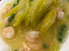 鲜虾扒白菜-玉华台饭庄(裕中西里小区店)