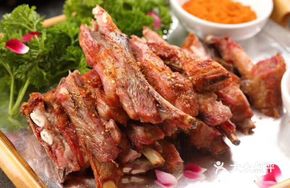 Hanging Oven Roasted Lamb Ribs