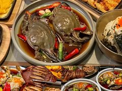 -草家酱蟹炭火烤肉店(珲春南路一店)