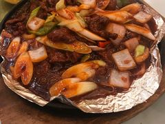 铁板双葱爆牛柳-御苑宾馆-中餐厅