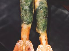 苏叶鸡皮虾-鸟串烧Yakitori
