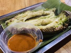 烤茄子-杨合林啊兰烤鱼
