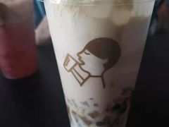 厚烧蛋糕波波奶茶-喜茶(杭州滨江宝龙店)