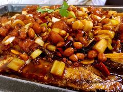 双拼口味宫保鸡丁烤鱼-锦尚阁烤鱼•天津菜(宣武门胡同店)