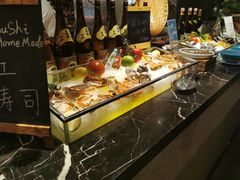 自助取餐区-绿城玫瑰园酒店-遇见19楼餐厅(舟山绿城玫瑰园酒店店)